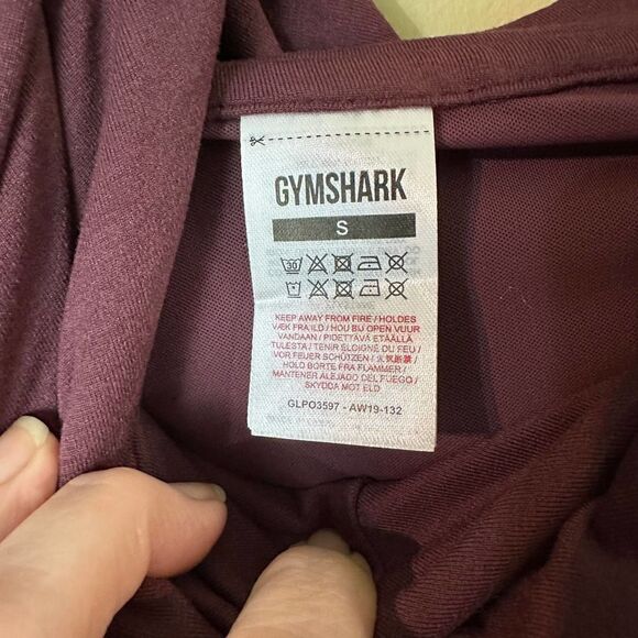 Gymshark Aura Hoodie Berry Red Size Small - Picture 12 of 12